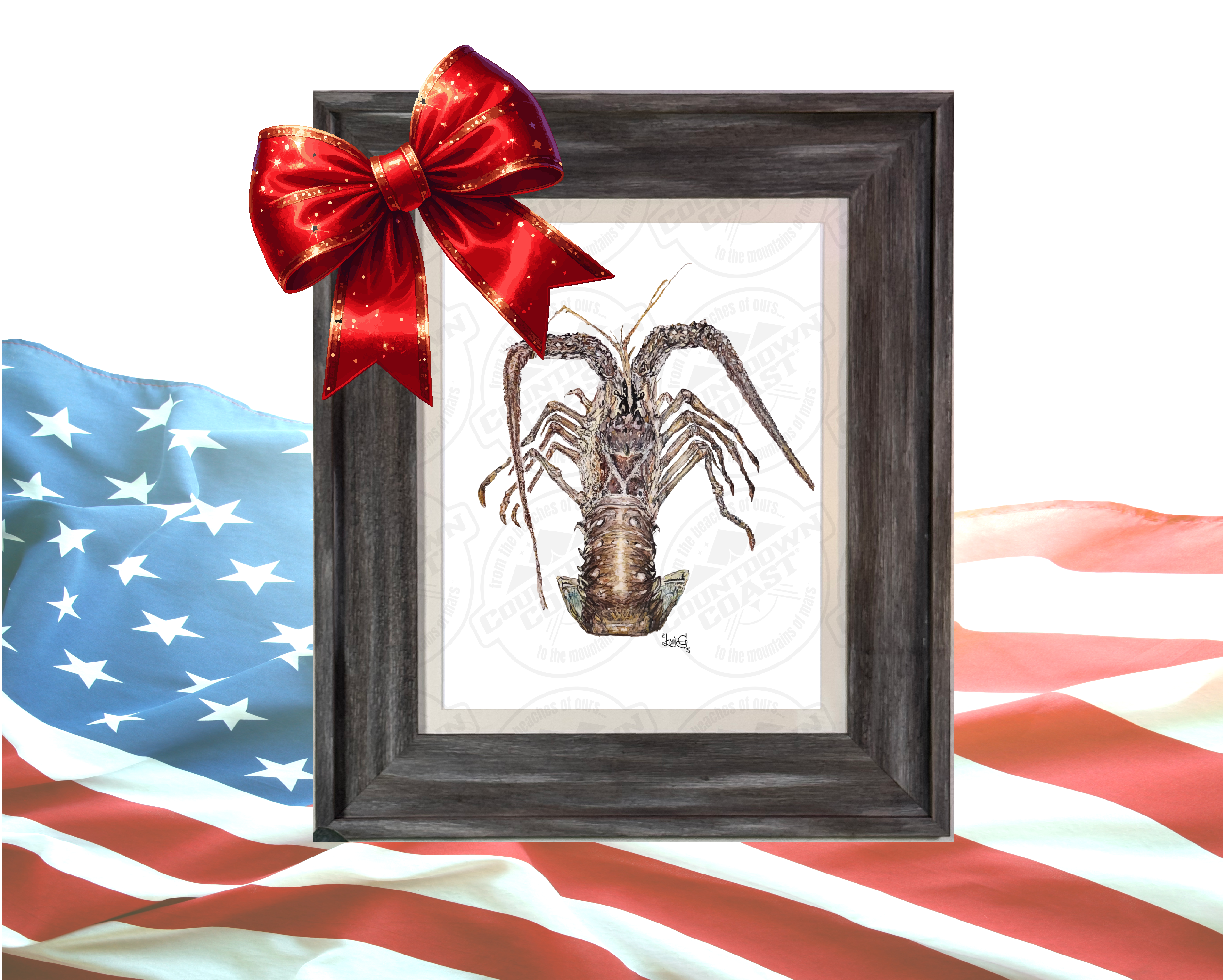 Spiny Lobster Framed Art