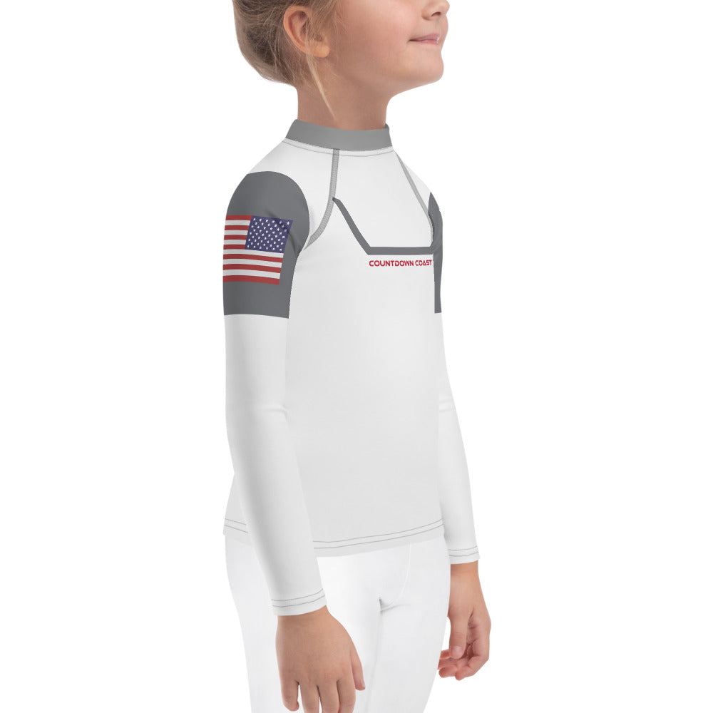 Space Explorer Space Suit Kid's Rash Guard
