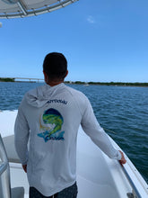 Load image into Gallery viewer, Countdown Coast Mahi and Rocket Trail Performance Fishing Shirt UPF44+