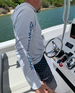 Countdown Coast Mahi and Rocket Trail Performance Fishing Shirt UPF44+