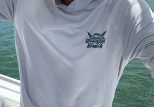 Countdown Coast Rocket Trail and Red Fish Tailing Performance Fishing Shirt UPF44+
