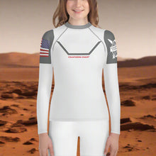 Load image into Gallery viewer, Space Explorer Youth Rash Guard