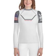 Load image into Gallery viewer, Space Explorer Youth Rash Guard