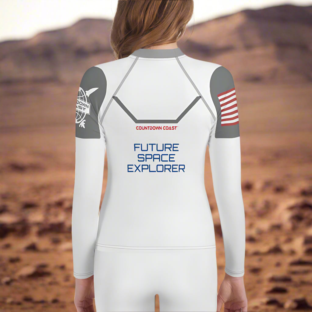 Space Explorer Youth Rash Guard