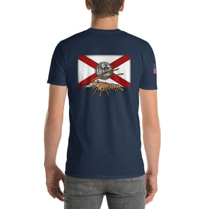 Florida Flag and Lobster Short-Sleeve T-Shirt