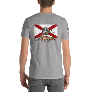 Florida Flag and Lobster Short-Sleeve T-Shirt